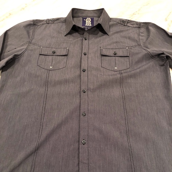 🔥💧No Retreat button down shirt!💧🔥 - Picture 1 of 16